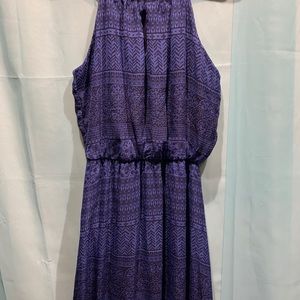 Xhilaration Maxi Dress Blue Size Medium